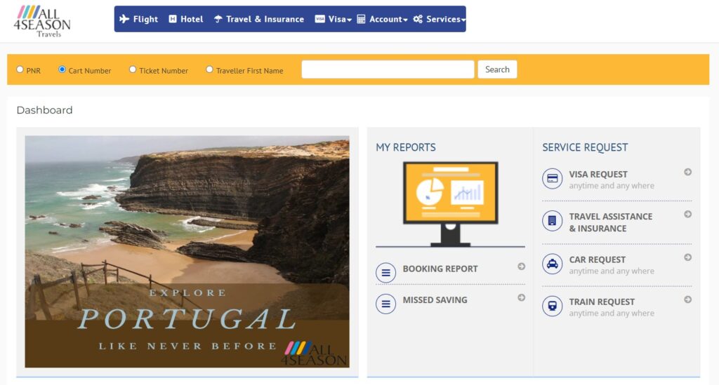 All 4 Season’s Corporate Booking Hub