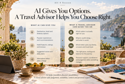 Why Luxury Travellers Still Use Travel Advisors in the Age of AI